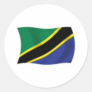 Adesivo da Bandeira da Tanzânia