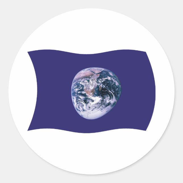 Adesivo da Bandeira da Terra (Frente)