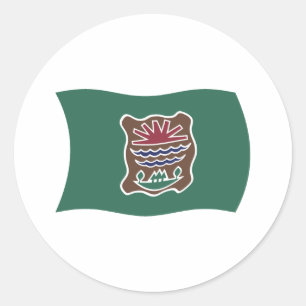 Adesivo da Bandeira da Tribo Abenaki