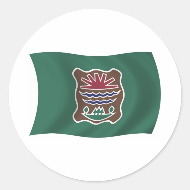 Adesivo da Bandeira da Tribo Abenaki (Frente)