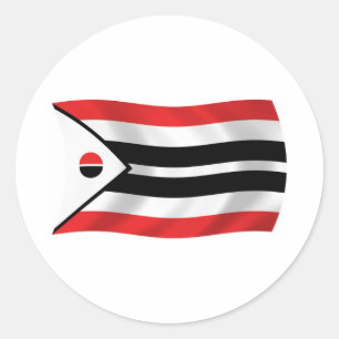 Adesivo da Bandeira da Tribo Arapaho