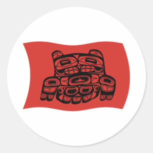 Adesivo da Bandeira da Tribo Skagit
