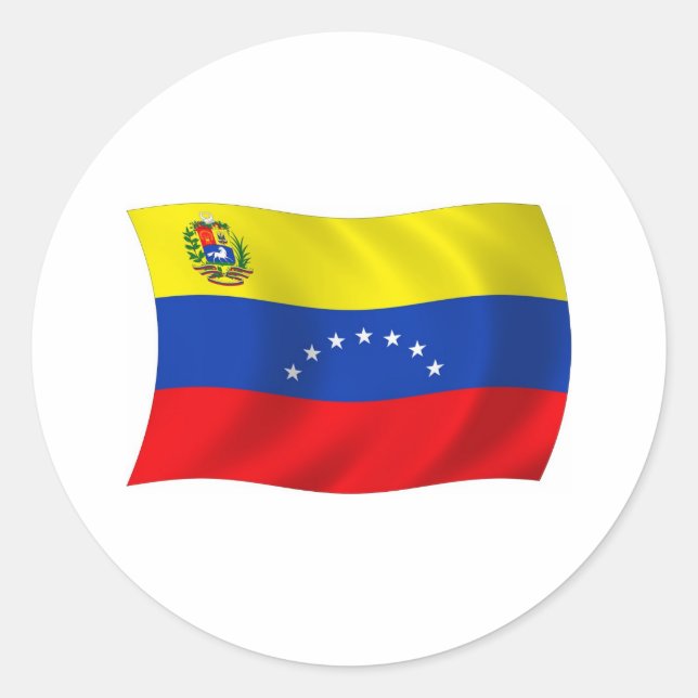 Adesivo da Bandeira da Venezuela (Frente)