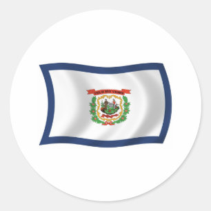 Adesivo da Bandeira da Virgínia Ocidental
