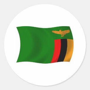 Adesivo da Bandeira da Zâmbia