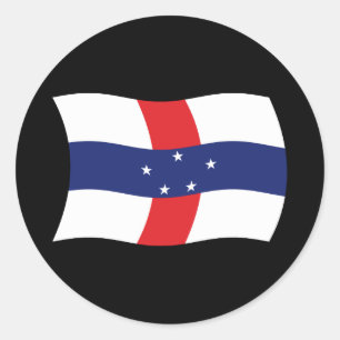 Adesivo da Bandeira das Antilhas Neerlandesas
