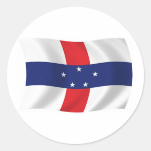 Adesivo da Bandeira das Antilhas Neerlandesas