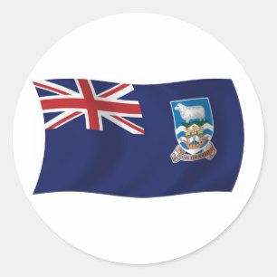 Adesivo da Bandeira das Ilhas Malvinas