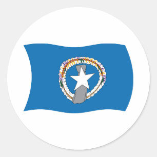 Adesivo da Bandeira das Ilhas Marianas do Norte
