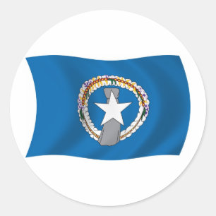 Adesivo da Bandeira das Ilhas Marianas do Norte