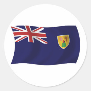 Adesivo da Bandeira das Ilhas Turcas e Caicos