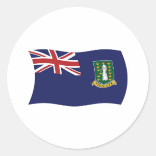 Adesivo da Bandeira das Ilhas Virgens Britânicas