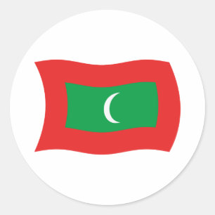 Adesivo da Bandeira das Maldivas