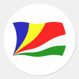 Adesivo da Bandeira das Seychelles