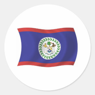 Adesivo da Bandeira de Belize