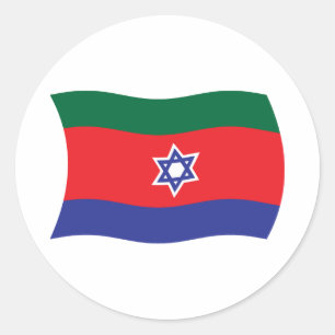 Adesivo da bandeira de Bnei Menashe