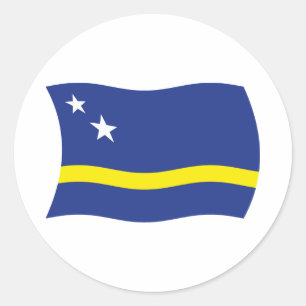 Adesivo da Bandeira de Curaçao