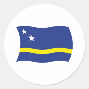 Adesivo da Bandeira de Curaçao