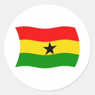 Adesivo da Bandeira de Gana