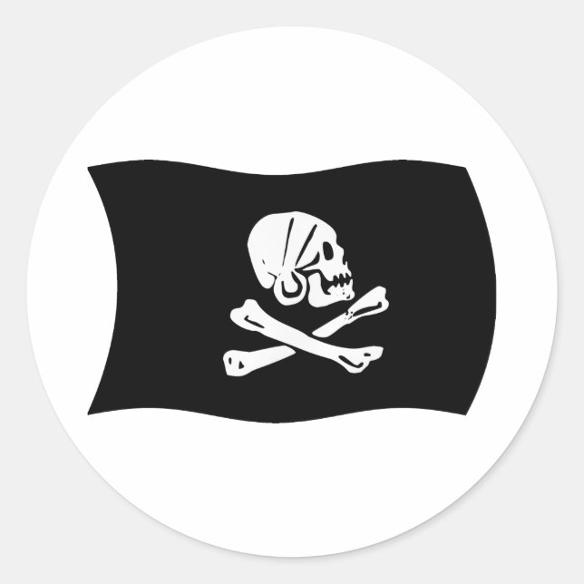Adesivo da Bandeira de Henry Every (Frente)