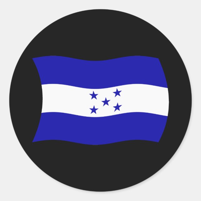 Adesivo da Bandeira de Honduras (Frente)
