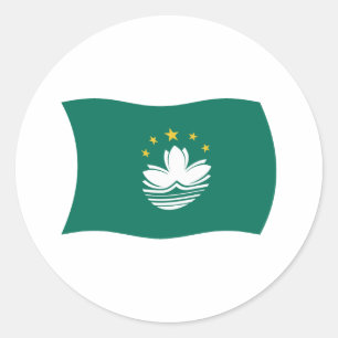 Adesivo da Bandeira de Macau