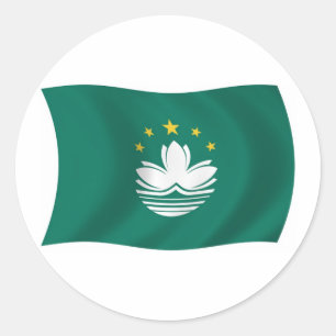 Adesivo da Bandeira de Macau