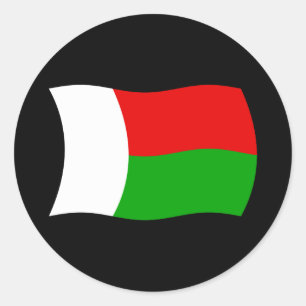 Adesivo da Bandeira de Madagascar