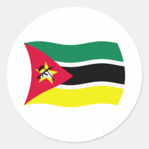 Adesivo da Bandeira de Moçambique