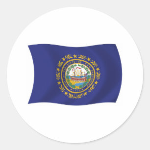 Adesivo da Bandeira de New Hampshire