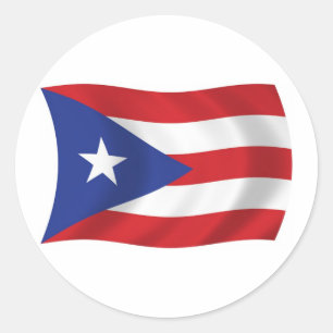 Adesivo da Bandeira de Porto Rico