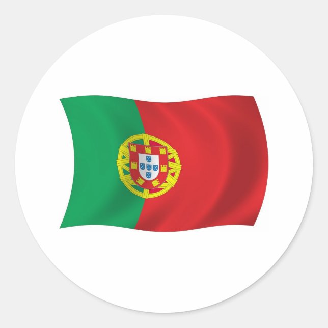 Adesivo da Bandeira de Portugal (Frente)