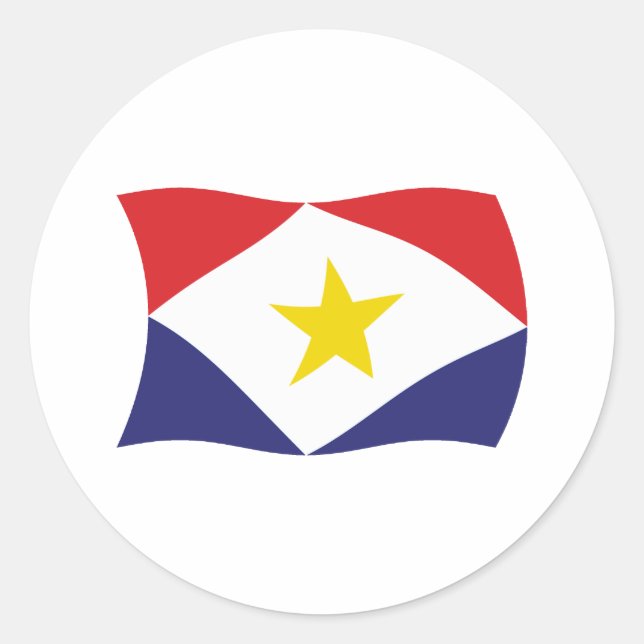 Adesivo da Bandeira de Saba (Frente)
