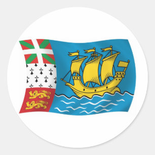 Adesivo da Bandeira de São Pedro e Miquelão
