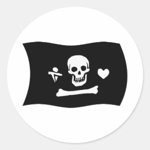 Adesivo da Bandeira de Stede Bonnet