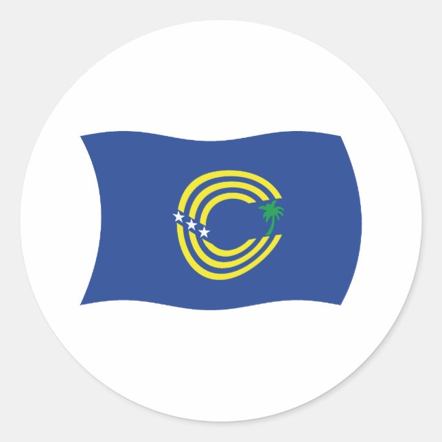 Adesivo da Bandeira de Tokelau (Frente)
