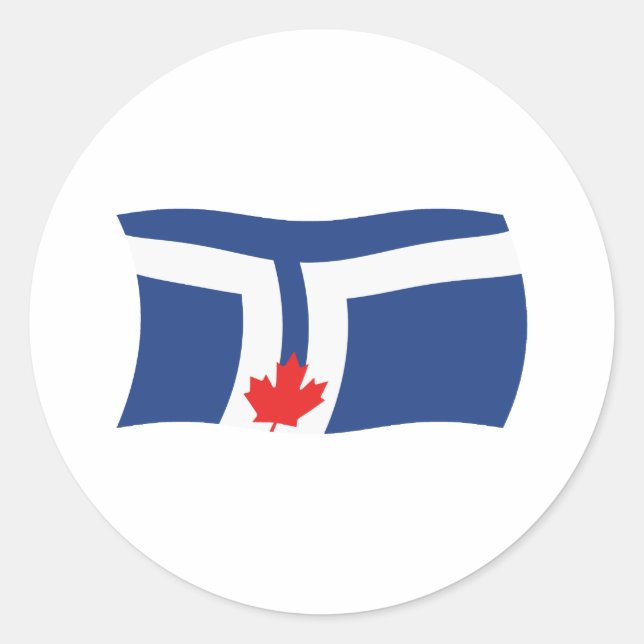 Adesivo da Bandeira de Toronto (Frente)