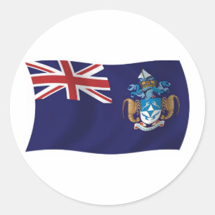 Adesivo da Bandeira de Tristão da Cunha