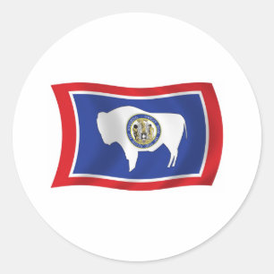 Adesivo da Bandeira de Wyoming