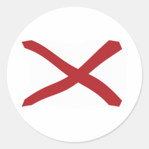 Adesivo da Bandeira do Alabama
