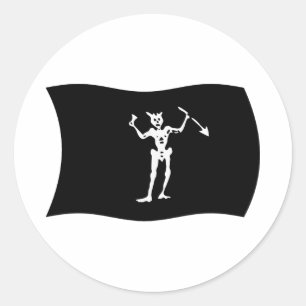 Adesivo da Bandeira do Barba Negra