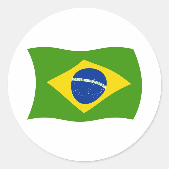 Adesivo da Bandeira do Brasil (Frente)