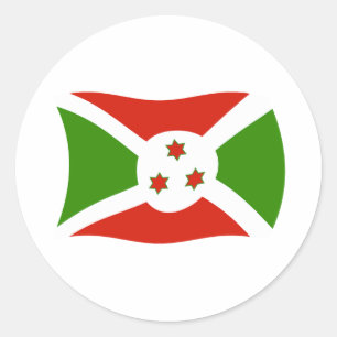 Adesivo da Bandeira do Burundi