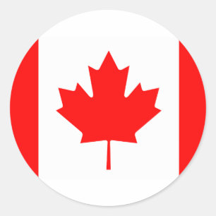 Adesivo da Bandeira do Canadá, Adesivos de Viagem 