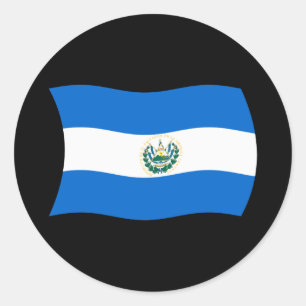 Adesivo da Bandeira do El Salvador