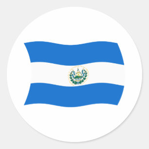 Adesivo da Bandeira do El Salvador