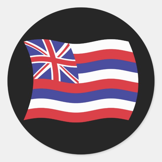 Adesivo da Bandeira do Havaí (Frente)