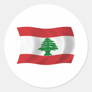Adesivo da Bandeira do Líbano