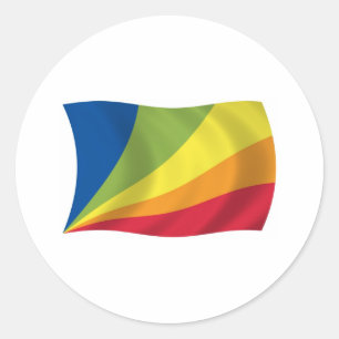 Adesivo da bandeira do Lingua Franca Nova