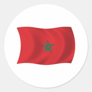 Adesivo da Bandeira do Marrocos